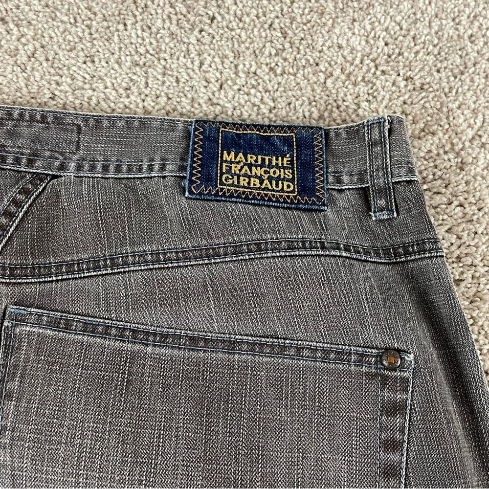 Marithe Francois Girbaud Denim Shorts 40 Cut Off Vintage Y2K Grunge Baggy F195 - Picture 3 of 13